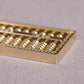 Ailuter Brass Mini Abacus, Copper Decoration, Chinese Calculator Math Tool for Kids Adults, Gold (09-1)