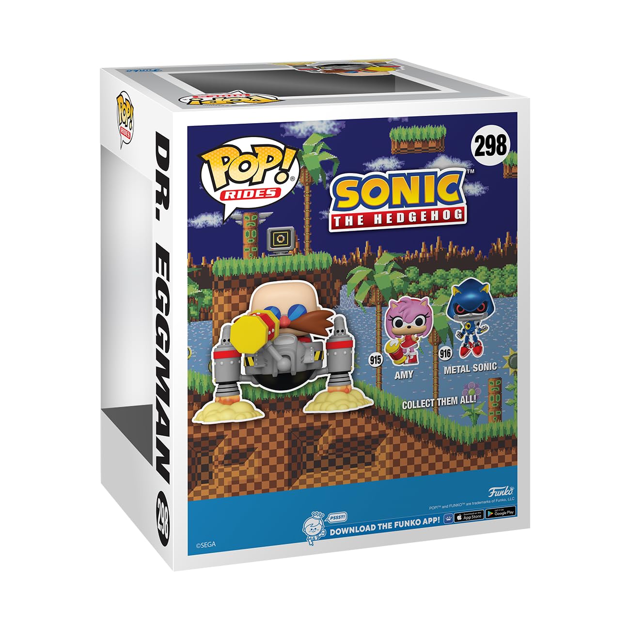 Funko POP! Rides: Sonic - Dr. Eggman - Sonic The Hedgehog - Collectable Vinyl Figure - Gift Idea - Official Merchandise - for Kids & Adults - Games