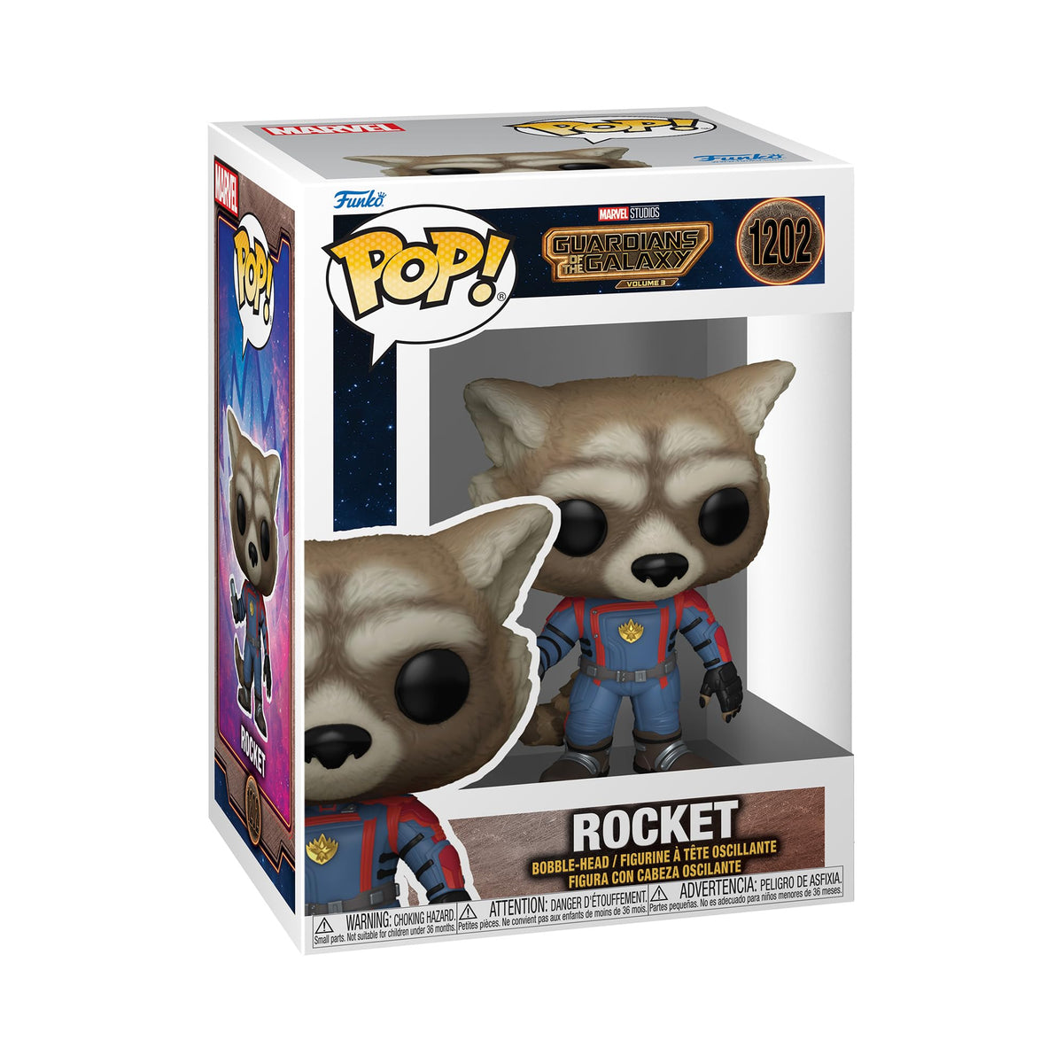 Funko POP! Vinyl: Marvel - Guardians of The Galaxy 3 - Rocket Raccoon - Collectable Vinyl Figure - Gift Idea - Official Merchandise - for Kids