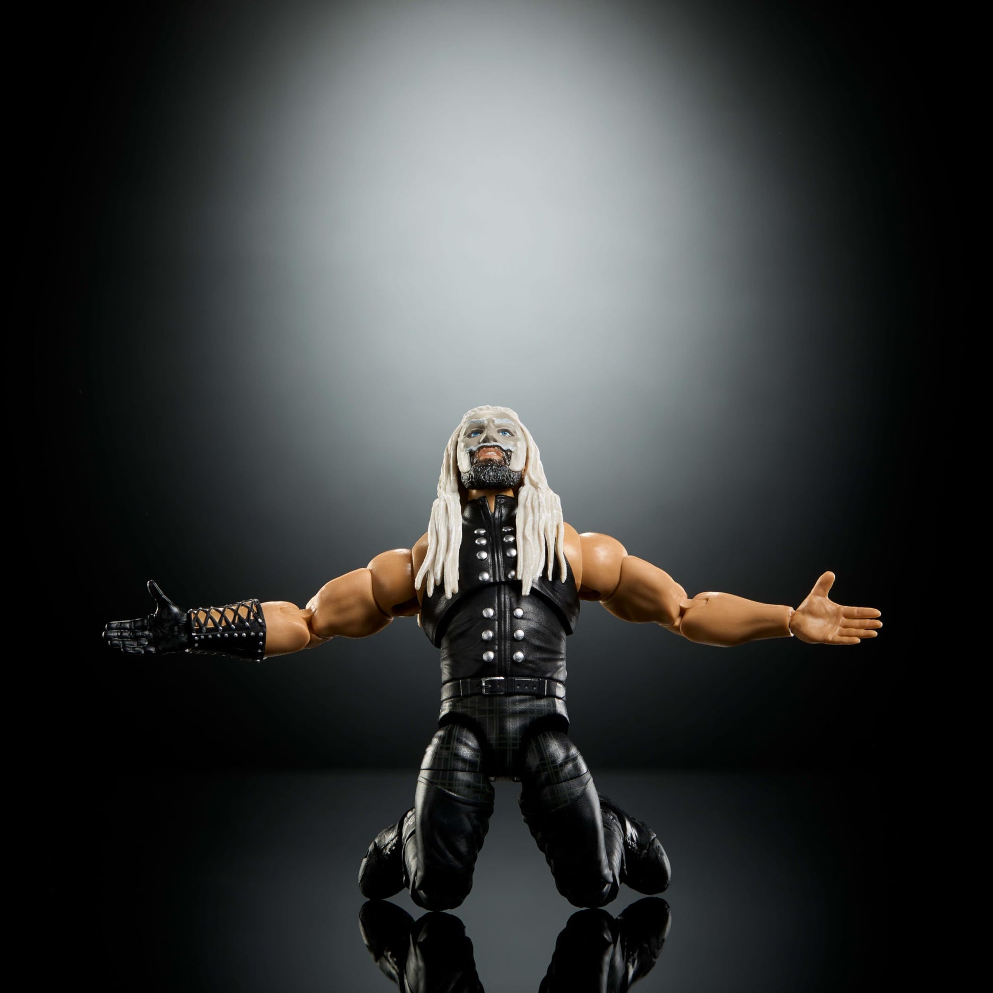 Mattel WWE Ultimate Edition Action Figure & Accessories Set, Uncle Howdy 6-inch Collectible with Swappable Heads & Hands, 30 Articulation Points