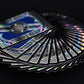 Gamblers Warehouse Alloy Cobalt Playing Cards Poker Deck Custom Design Foiled Backs & Faces New