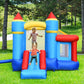 GOFLAME Inflatable Bouncing Castle with Ball Pit, Large Sliding and Jumping Area, Jumping Bouncing House with Basketball Hoop and Ball Shooting Nets