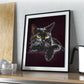 DIAMOND DOTZ Kits - Midnight Cat, Partial Drill, Round Dotz, Diamond Painting Kits, Diamond Art Kits for Adults, Gem Art, Diamond Art, Kits, 14"x11"