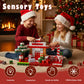 Silkovahamd Christmas Magnetic Blocks Toys 200 Pieces, Educational Magnet Building Tiles Gifts for Toddlers Kids Ages 3-8, STEM Sensory Toys Birthday