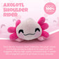 Youtooz Axolotl Plush 6IN Shoulder Rider, Collectible Soft Magnetic Axolotl Original Plushie, By Youtooz Plush Collection