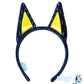 LUV HER Bluey Party Supplies - 4pc Animal Costume Ears Headband, Plush Soft Ears, Elastic Family Headbands for Halloween, Birthday, Play Day
