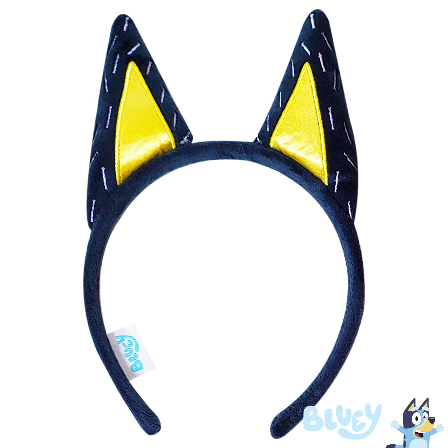 LUV HER Bluey Party Supplies - 4pc Animal Costume Ears Headband, Plush Soft Ears, Elastic Family Headbands for Halloween, Birthday, Play Day