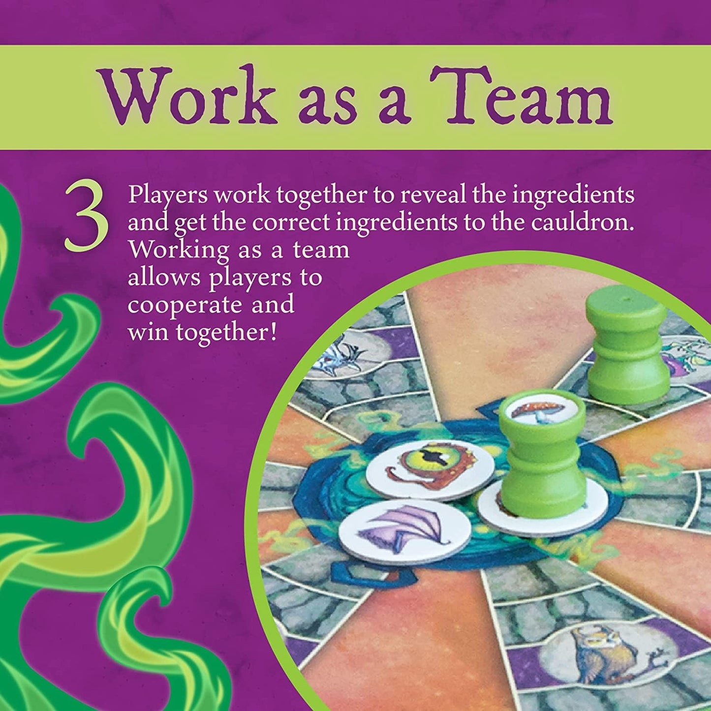 Peaceable Kingdom Cauldron Quest Cooperative Potions and Spells Game for Kids