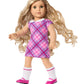 American Girl Truly Me 18-inch Doll #125 with Hazel Eyes, Curly Blonde Hair, Light Skin w/Warm Olive Undertones, for Ages 6+