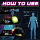 MindWare Flex Flash Reflex Training Game for Kids & Adults - Fast-Paced Reaction Speed Game with Wearable Light-Up Pads, 1-3 Players, Ages 6+