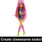 Monster High Skulltimate Secrets Doll & Clothes Accessories Set, Clawdeen Wolf with Dress-Up Locker & 19+ Surprises