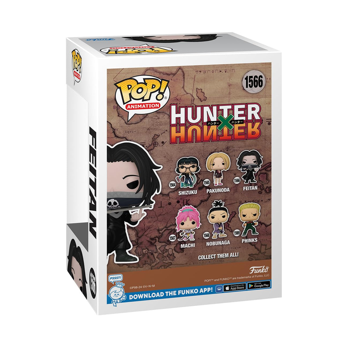 Funko POP! Animation: Hunter X Hunter - Feitan Portor - Hunter X Hunter (HXH) - Collectable Vinyl Figure - Gift Idea - Official Merchandise - for Kids