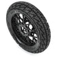 Pro-line Racing Hot Lap S3 Motorcycle Front Tire Mounted on Black Supermoto Wheel for Promoto-MX Front PRO1024410