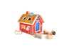 Jack Rabbit Creations Wooden Dog House Shape Sorter - 10 Dog Shapes, Montessori Sorting & Matching - FSC Wood, Non-Toxic - Fine Motor Toy, Birthday