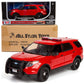Motormax All Star Toys 1/24 Fire Department Diecast Model 2015 Ford Police Interceptor Utility Fire Marshal, Fire Chief Vehicle, Fire Truck Unmarked