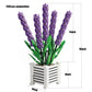 Flowers Building Block Set for Adults,1204 Pcs DIY Flower Building,Lavender Artificial Plant Toys Set Gifts for Women-Home Décor