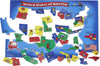 Melissa & Doug USA Map Floor Puzzle, 51 Jumbo Pieces, 2 x 3 Feet, Educational Geography Giant Puzzle for Kids Ages 6+ - FSC Certified