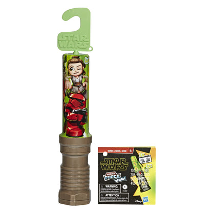 STAR WARS Micro Force Wow! Series 3 - Mini Collectible Figures in Lightsaber Toy Surprise Pack (Packaging My Vary)