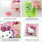 Hupalun Diamond Art Painting Kits for Kids, Kitty Diamond Art for Kids Ages 4-8-12, Hello Kitty Gem Kit Crafts Beginners with Frame for Gift Home Wall
