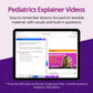 Pediatrics Flash Cards - No Fluff - Only Essential Info for Nursing School - 2026-2027 NCLEX ATI HESI Review LPN RN Flash Cards (222 Cards)