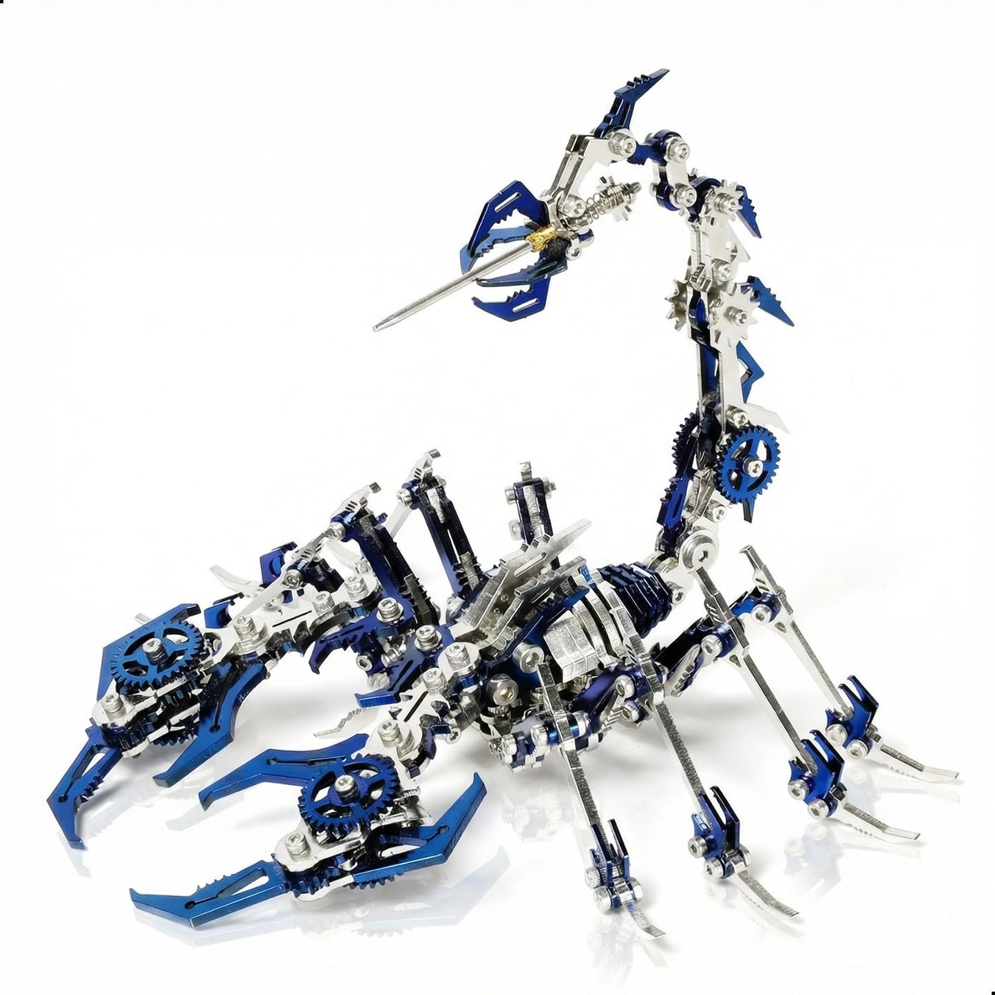 kolotesame Scorpion 3D Metal Puzzle Model for Adults, DIY Mechanical Scorpion Challenging Building Kit with Tool, Cool Desk Decor for Man or 3D