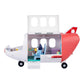 Bluey Adventure Plane, Features a Pilot Figure, Opening Roof, Fold Down Stairs and Wings and Seating for the Family, Includes 5 Accessories, Luggage