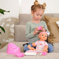 Simba Toys Newborn Baby Doll with Pink Accessories - 16.93" Includes Diaper, Bottle, Potty, and Eating Utensils | Kids and Toddlers Ages 3 and Up