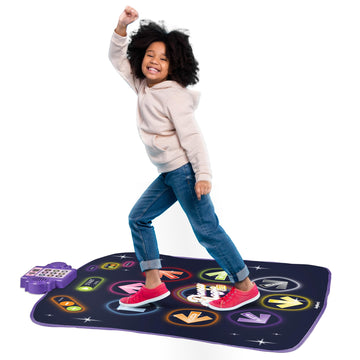 JOYBERRI Dance Mat - with 8 Levels & Songs, 3 Speeds and 2 Modes - Light Up Electronic Kids Dance Mat for Kids Ages 4-8, 8-12, Toddlers 3-5 / Dance