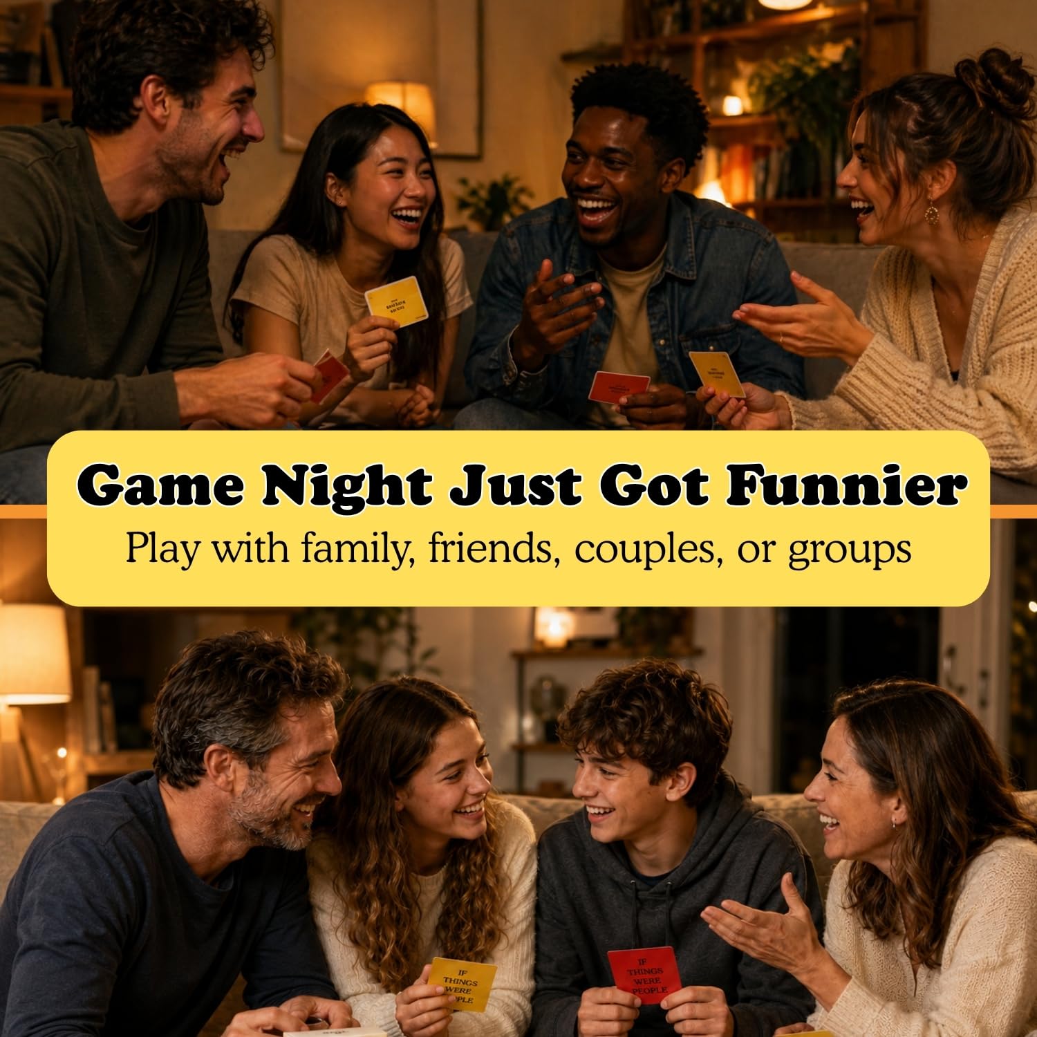 Ice Breakout If Things were People - Funny Card Game for Family Game Night, Teens & Adults | Hilarious Debate Party Game for Families, Friends, Date