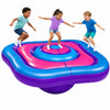 Playland 7.5 FT Inflatable Balance Platform for Kids - Bullseye Wobble Bounce Pad, Outdoor Play Toy for Backyard, Supports 300 lbs, Up to 3 Kids
