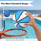 Uladis Size 6 Pool Basketball (2 Pack) - Lightweight Floating Basketball for Pool Games, Durable Anti-Slip Design, Perfect for Kids & Beginner