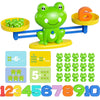 Siwuoke Frog Balance Math Toy, STEM Counting Game for Kids Ages 3-8