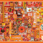 Cobble Hill 1000 Piece Puzzle - Rainbow Collection: Orange - Sample Poster Included