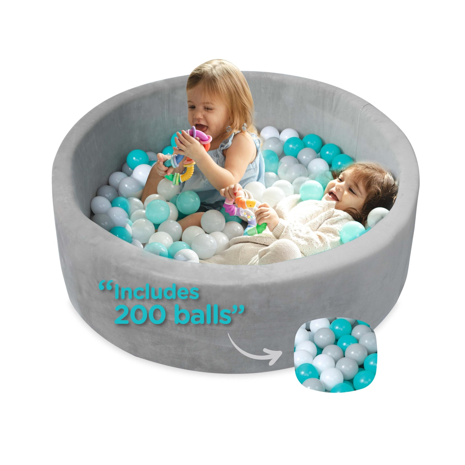 Nuby Velvet Ball Pit