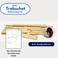 PATHFINDERS Medieval Trebuchet STEM Kit - DIY Wooden Mechanical Model | Working Counterweight Siege Engine | Engineering & Physics Project for Teens