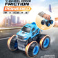 6 Pack Monster Trucks Toys for Boys and Girls, 4-Wheel Drive Friction Powered Push and Go Toy Cars with Giant Wheels, 360° Crazy Stunts, Age 3, 4-7