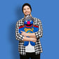 Bleacher Creatures Sesame Street Grover Superhero 22" Bleacher Buddy - Soft Plush Toy