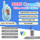 Upgraded Video Walkie Talkies for Kids, 2 Pack Rechargeable Voice/Video Call Kids Walkies Talkies, Toddler Toys for Indoor, Outside, Camping, Hiking