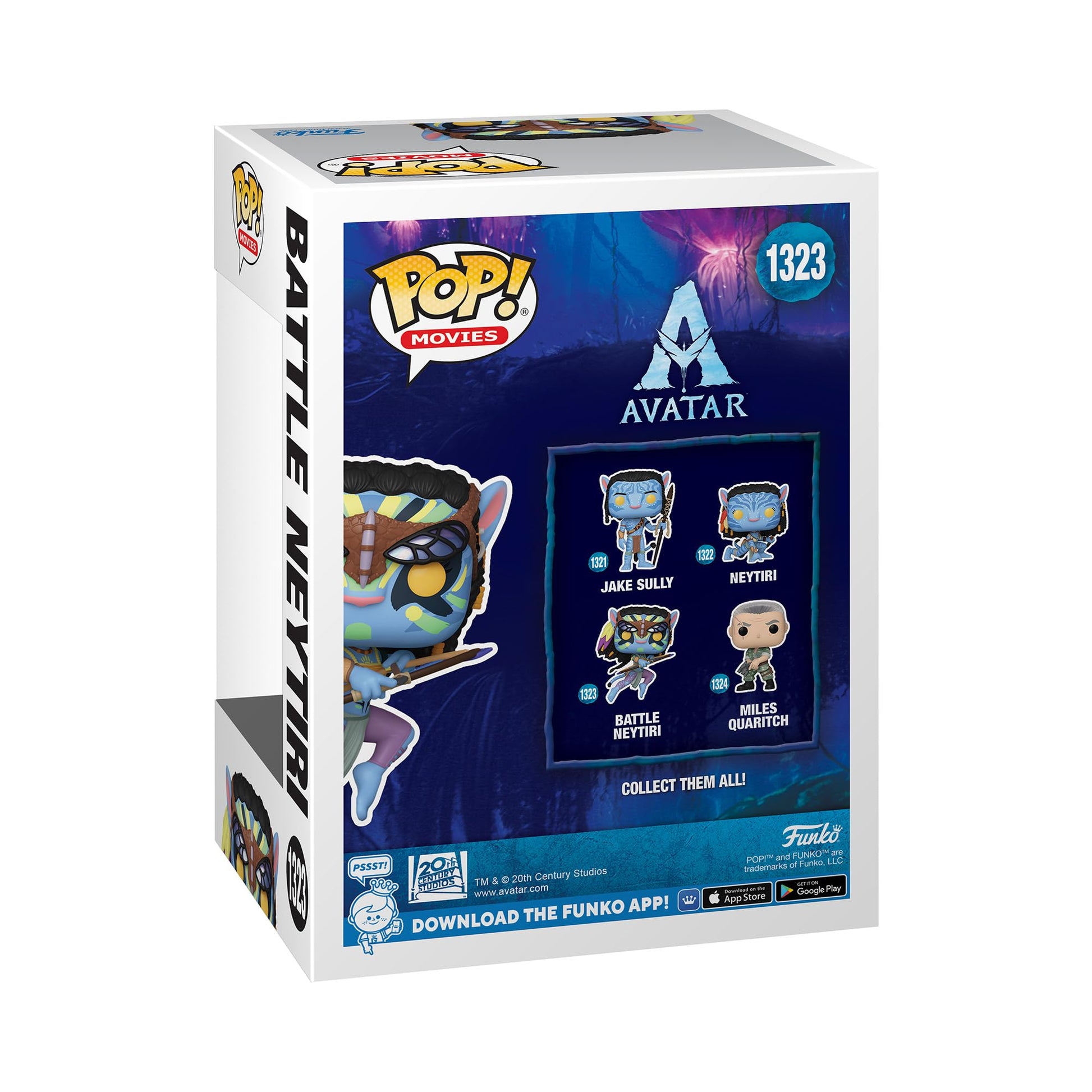 Funko POP! Movies: Avatar - Neytiri - (Battle) - Avatar: The Way of Water - Collectable Vinyl Figure - Gift Idea - Official Merchandise - for Kids &