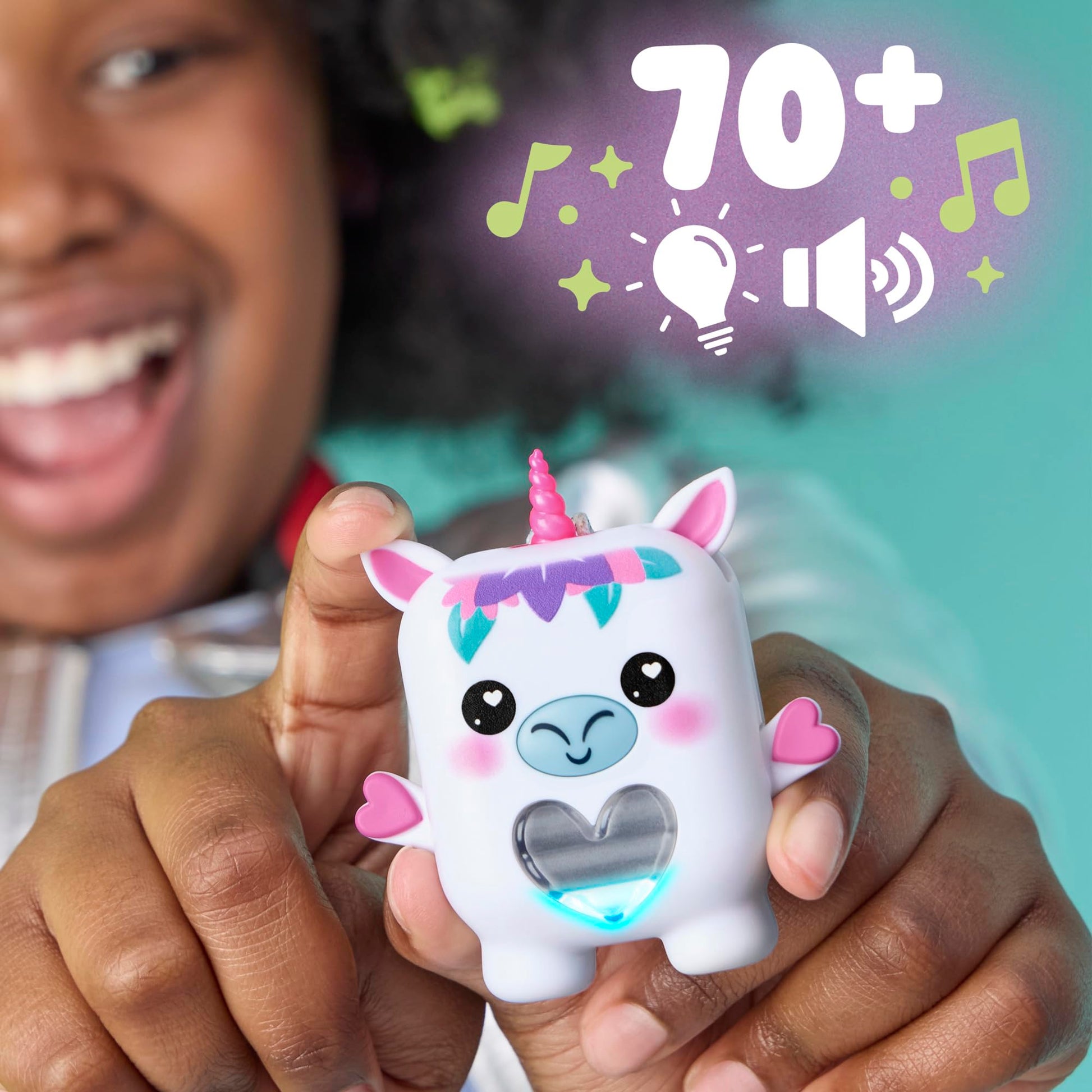 Nano-MALS Meadowmist The Unicorn, Electronic Pet Unicorn Toy, 70+ Responses, Interactive Fidget Toys for Girls & Boys Ages 5+