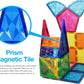 PicassoTiles Magnetic Tiles Building Block Construction Toy Set Prism Magnet Tile Blocks STEM STEAM Learning Kit Early Education Builder Playset Toys