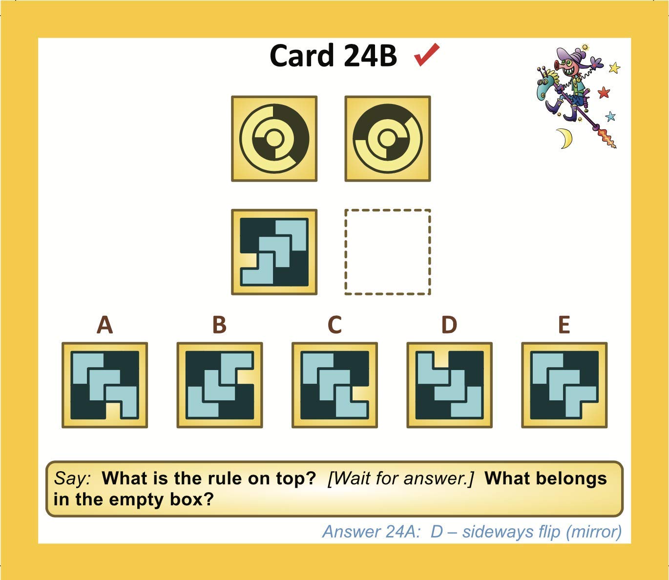 TestingMom.com Gifted Learning Flash Cards - Visual Spatial Concepts for 1st - 2nd Grade - Non-Verbal Puzzles for NNAT Test, NNAT2, NNAT3, CogAT Test