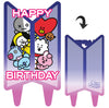 BTS Birthday Cake Topper for Kpop Music Party