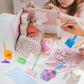 25 Pieces Miniature Doll Housework Cleaning Supplies,Mini Dollhouse Accessories Tools Mop Dustpan,Brush,Broom,Bucket,Dollhouse Furniture Decoration