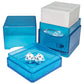 Ultra Pro - Satin Tower 100+ Card Deck Box (Glitter Blue) - Protect Your Gaming Cards, Sports Cards or Collectible Cards In Stylish Glitter Deck Box