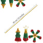 WILLBOND 400 Pieces Christmas Pipe Cleaners Craft Pipe Cleaners Glitter Chenille Stems Creative Arts Chenille Stems for DIY Craft Christmas