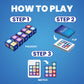 Uzzle 3.0 Board Game & Blockwork Bundle - Ultimate Family Fun Pack - Fast-Paced Puzzle Games for Ages 4+ - Multiple Difficulty Levels - 2 to 4 Players