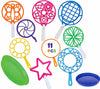 ANAS 11 Piece Giant Bubble Wand Kit - Assorted Bubble Makers with Dipping Tray, Outdoor Garden Play Toy for Birthday Parties, Beach Days, School
