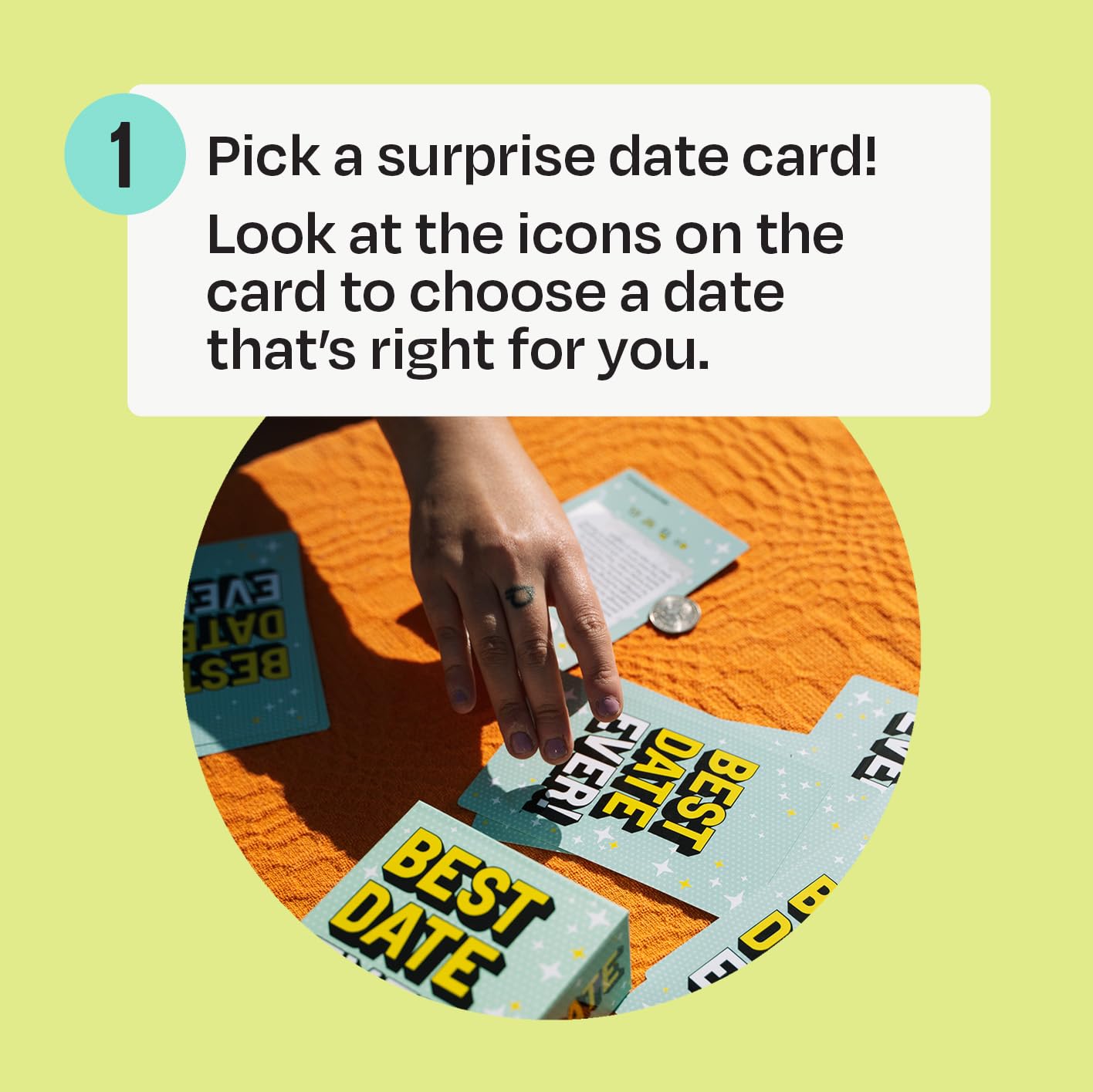 DSS Games Best Date Ever! [40 Surprise Scratch Off Dates for Couples, Couples Game Date Activity, 2 Player, Date Night Idea for Girlfriend, Boyfriend