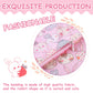 Pink Rabbit Print Doll Bedding Set - Mattress, Pillow & Blanket for 18 Inch Dolls - Includes 1 Mattress, 1 Pillow, 2 Blankets - Cute Doll Accessories